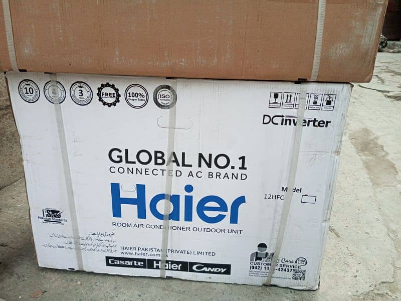 Ac dc tripple inverter haier 1 ton 1