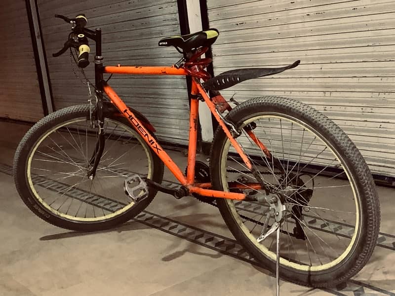 Bicycle 26 inch Orange Color   ( 6 gears ) 1