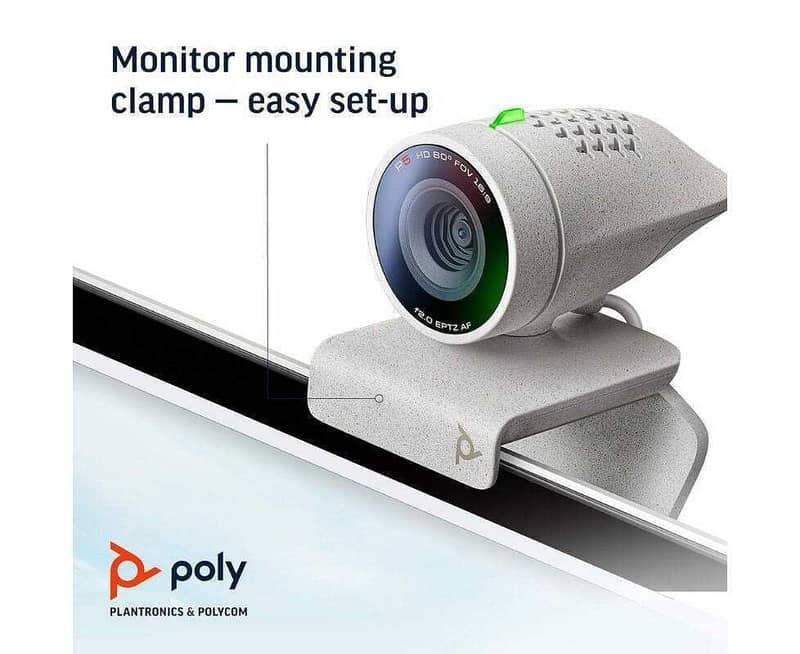 Poly Studio P5 1080p HD Webcam - Certified for Zoom & Teams, Privacy 3