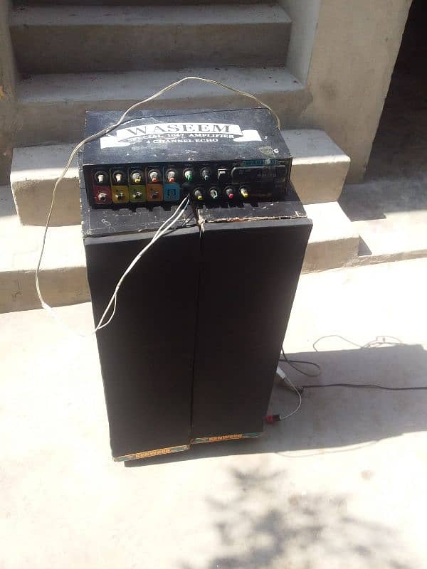 Deep Bass subwoofer with speeker and amp completed set 5