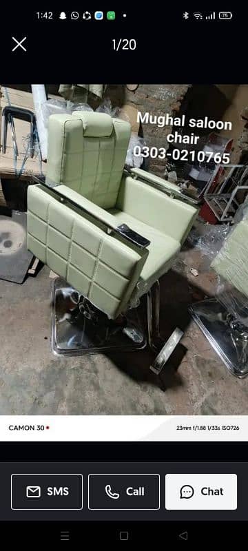 saloon chairs/shampoo unit/manipedi cure/barber chair/facial bed etc 10