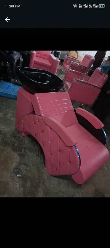 saloon chairs/shampoo unit/manipedi cure/barber chair/facial bed etc 15