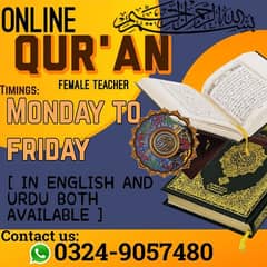 Online Qur'an teacher female