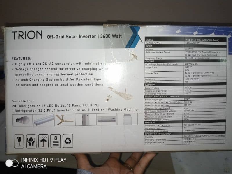 off-grid inverter 3.6kw 0