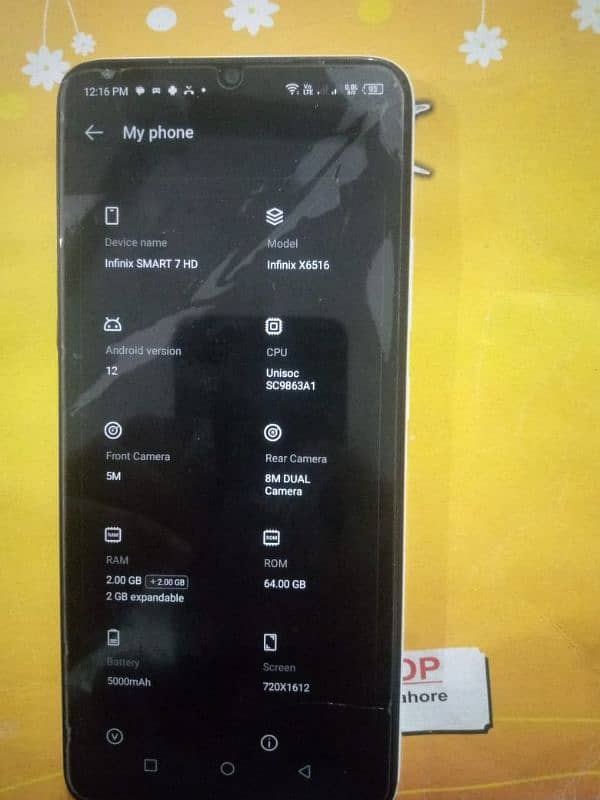 Infinix smart 7 hd 4.64 2