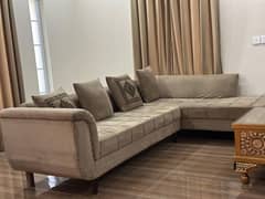 Two L shaped Brand New Condition Sofas Up For Sale