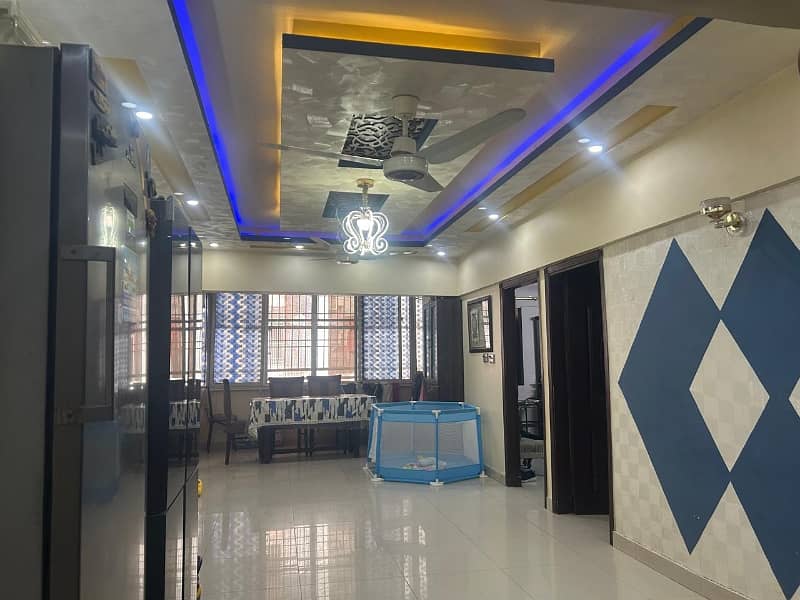 Prime Location Gulistan-e-Jauhar - Block 13 2400 Square Feet Flat Up For sale 1