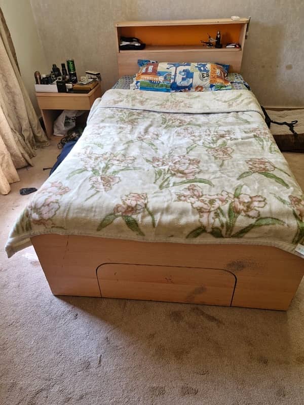 single bed with side table 2