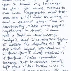 handwriting