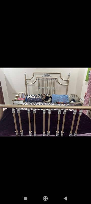 Beautiful Wraught Iron Double Bed 0