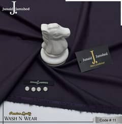 ``J. Junaid Jamshed Wash & Wear` ```100% Gurranteed Fabric`