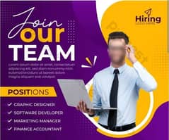 Urgent Staff Required Male and Female staff In Lahore