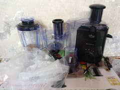 National Juicer Blender Glander And Chopper All in one Available