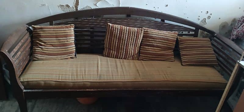 wooden sofa 5 seater 1