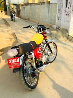 Honda CG 125 Red colour 23 model condition out class ha