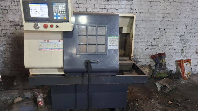 cnc lathe 2 mashine 03124309612 zahid 9