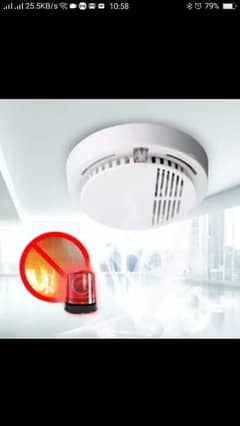 9v Smoke / gas Detector kitchen Sensor Fire Alarm Home Safety Secu