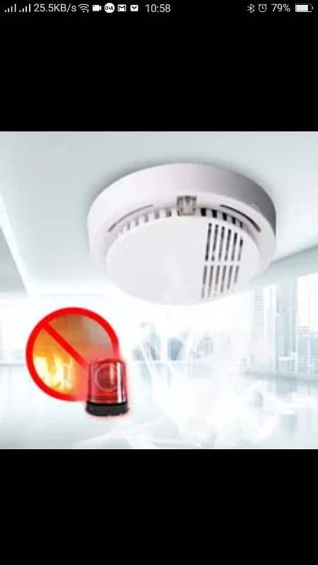 9v Smoke / gas Detector kitchen Sensor Fire Alarm Home Safety Secu 7