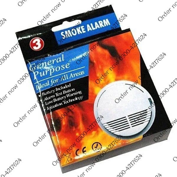 9v Smoke / gas Detector kitchen Sensor Fire Alarm Home Safety Secu 11