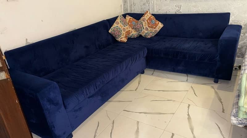 l shape sofa and 2 single seater sofas for sale 1