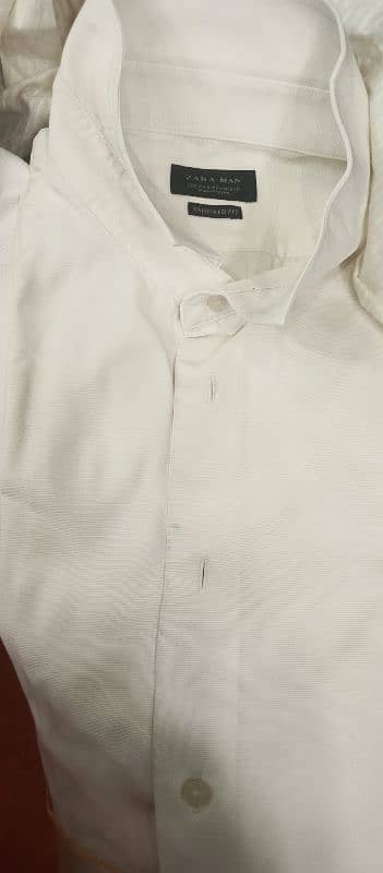 branded shirt's important avil White shirt's hugo boss . . . zara man. 7