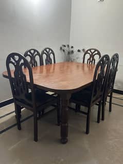 Traditional Style Antique Dining Table Of Pure Sheesham Wood!