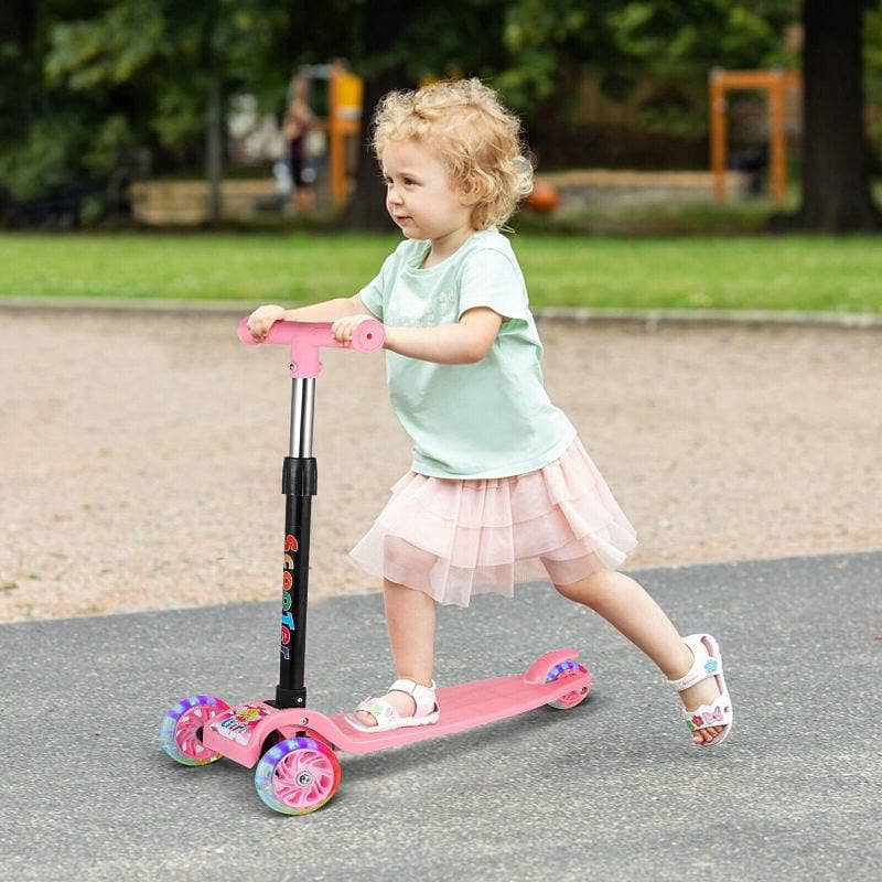 Kids Foldable Scooters with Lights on wheels at Happy Toys 14