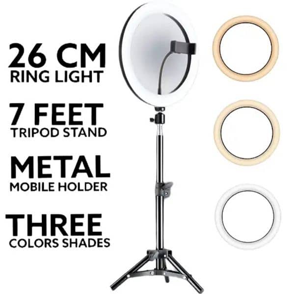 Ring light with 7ft Tripod stand 2