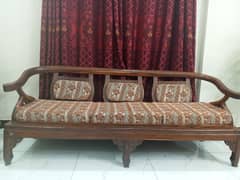 wooden sofa set