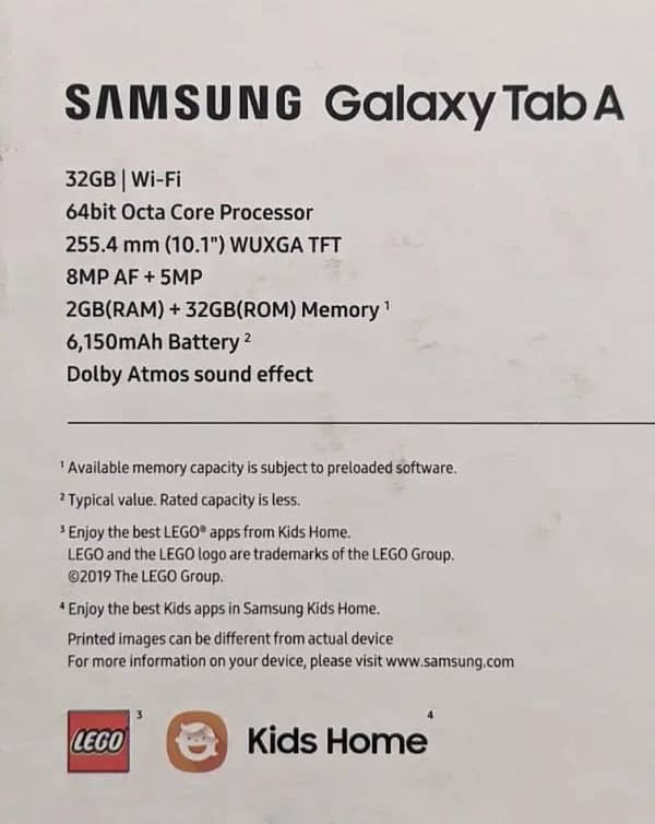 samsung tab A (SM-T510) 3