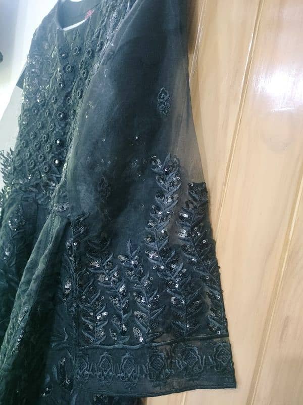 Black sequin and mirror work dress for sale 2