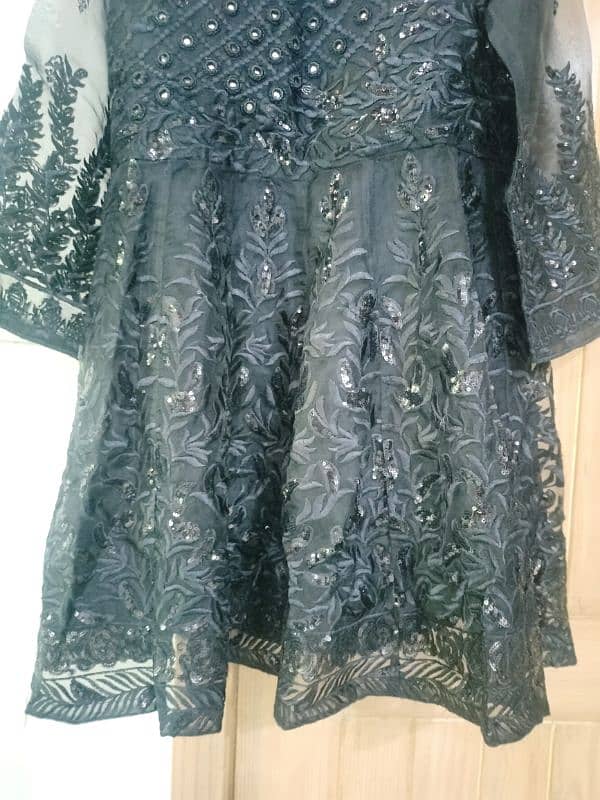 Black sequin and mirror work dress for sale 3