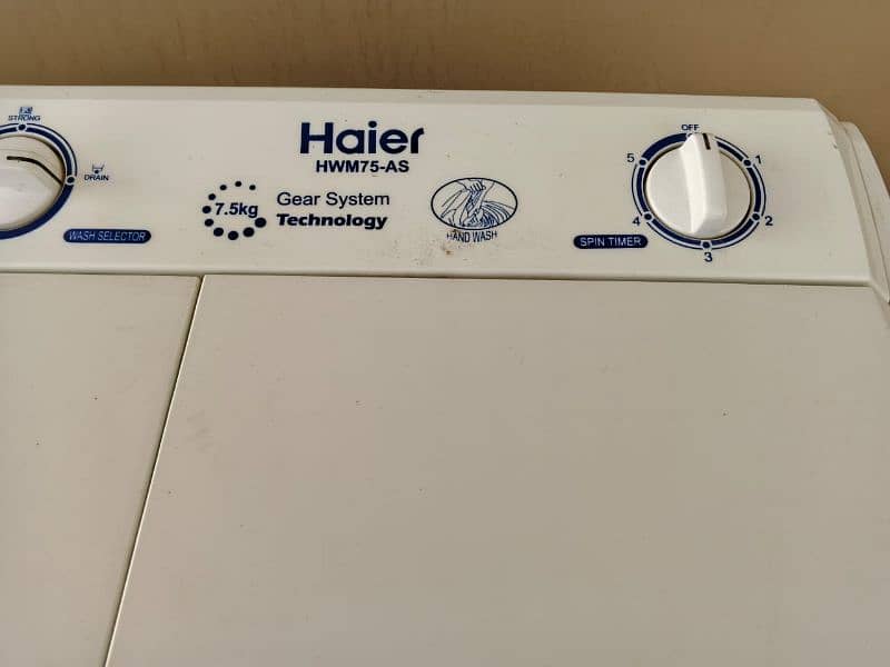 Haier Washing Machine 7.5 KG 1