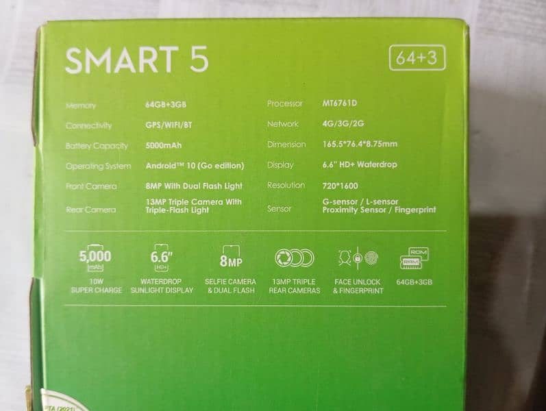 Infinix smart 5 for sale. Don't miss the opportunity! 2