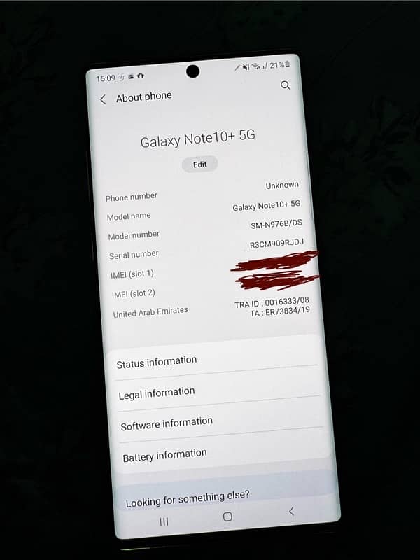 Samsung Note 10+ 5G patched 3