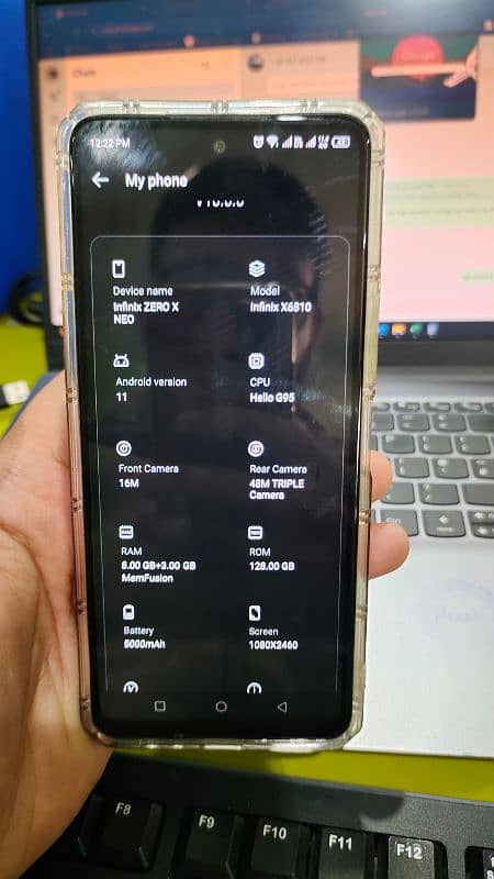 infinix zero X neo 8+3/128 Exchange possible 3