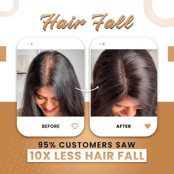 Herbal Anti Hair Fall Oil – 100% Natural & Money-Back Guarantee! 0