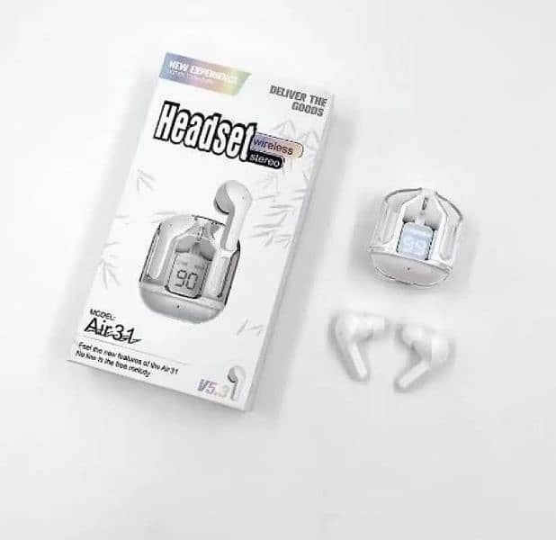 Bluetooth 5.3 Airpods - Noise-Cancelling Earbuds 2