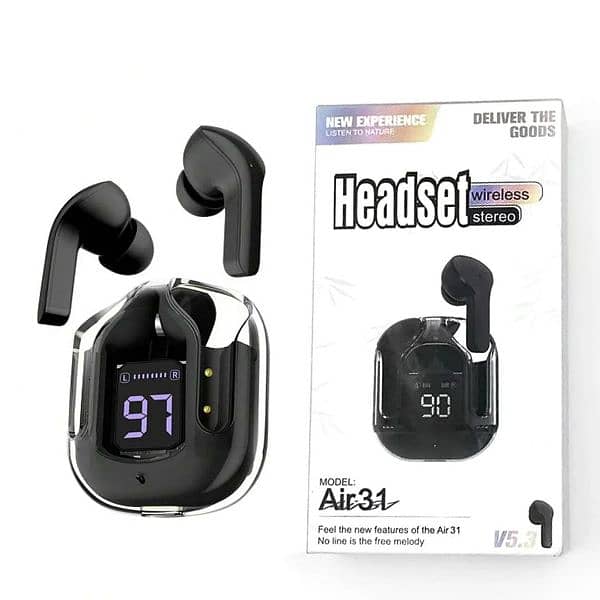 Bluetooth 5.3 Airpods - Noise-Cancelling Earbuds 3