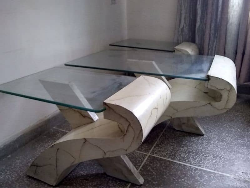 Drawing Room Glass Tables 1