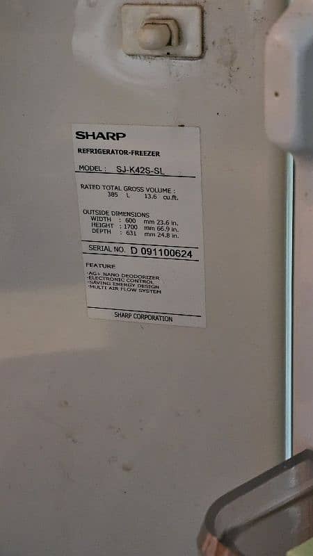 sharp fridge 2