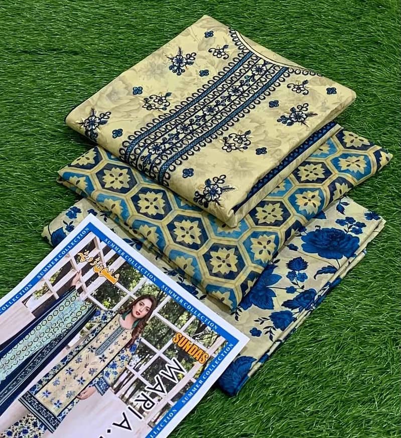 Mix brand shiffon dupptta Lawn 3pc Maria. B , Alkaram , Gulahmed 2025 5