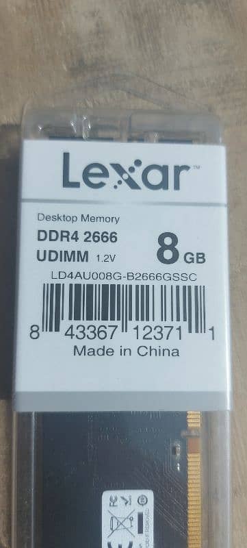 LEXAR 8GB DDR4 2666mhz Ram 3