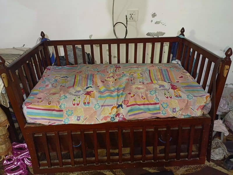 Baby Cot solid wood 2