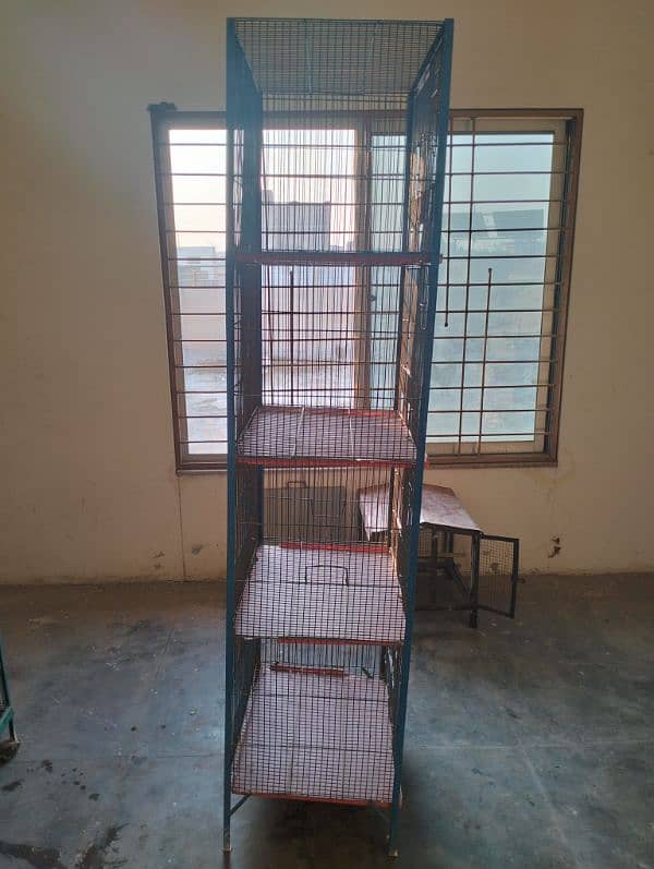 4 portion used cage for sale 1