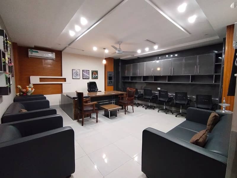 FULLY FURNISHED OFFICE FOR RENT Vip Fully Furnished Brand New Office For Rent Peoples Colony Near D-Ground Faisalabad 15