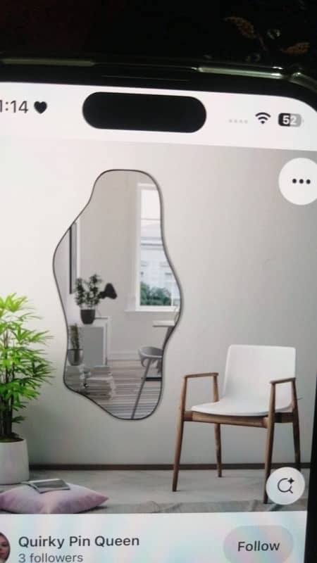 D Shape Mirror for dressing 8