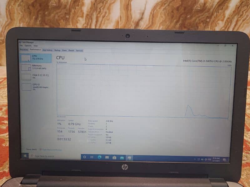 Hp Notebook Core I3 5th in A+ Condition with it's Original Charger 7