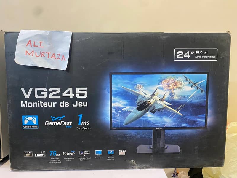 ASUS VG245H 24" Full HD Gaming Monitor – 1ms Response Time, 75Hz Refr 5