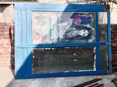 parlour door with mirror